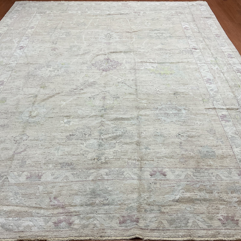 Hand Knotted Wool Geometric Rug