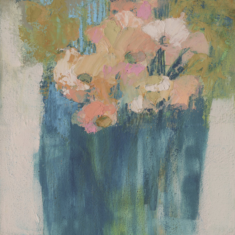 Posy III by Sue Jachimiec - Wrapped Canvas Painting, 20" H x 20" W