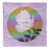 Fleur mauve / arc-en-ciel