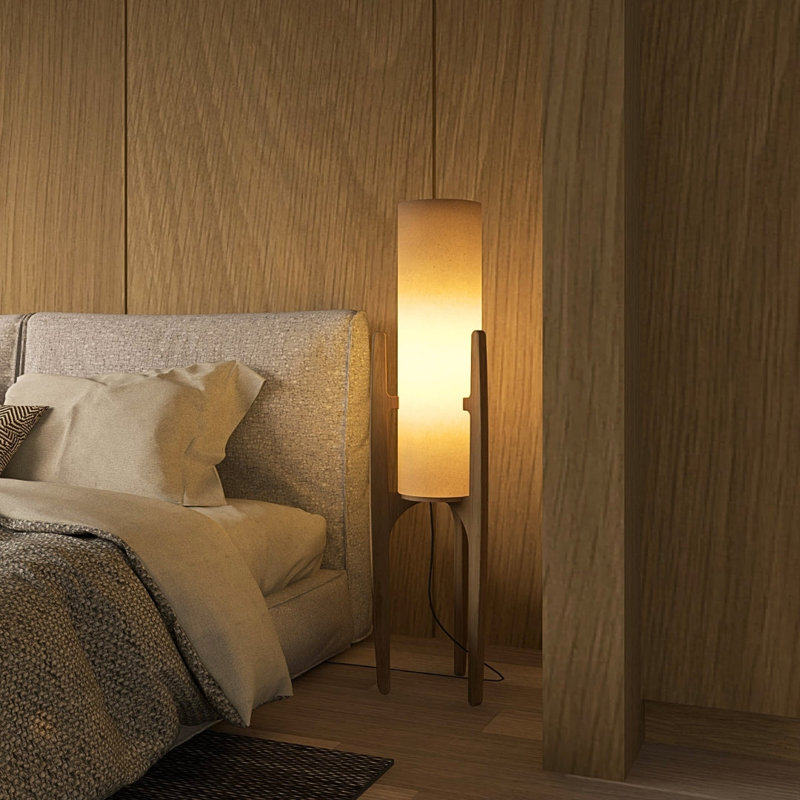 Zen Floor Lamp, Dark Brown