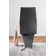 Corova High Gloss Chrome Dining Table Set with 6 Modern Design Faux Leather Dining Chairs