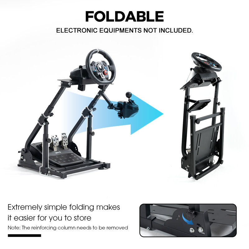 Anman G920 Racing Steering Wheel Stand with Shifter Mount, Steering Wheel & Pedals are Not Included