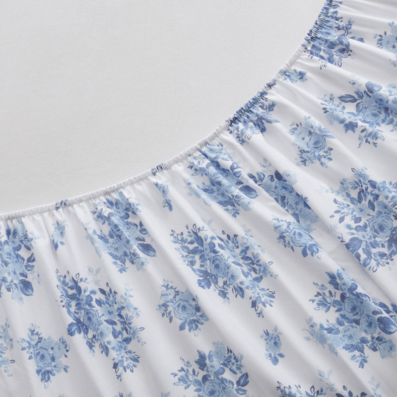 Rembourrage en microfibre, King, Blue Floral