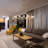59" Dimmable Round Glass Shade Chandelier-111203650