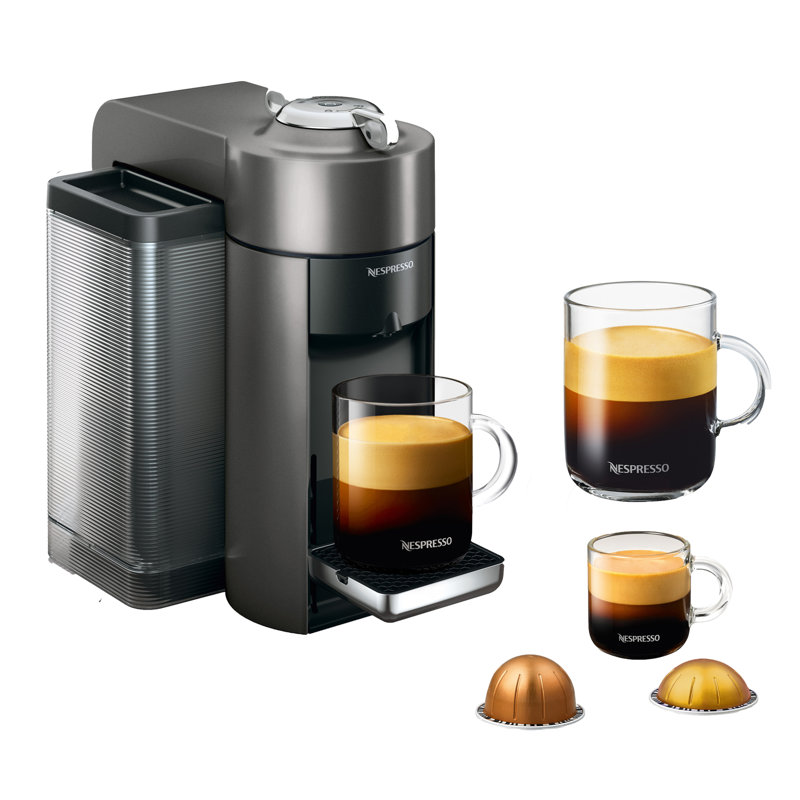Nespresso Vertuo Espresso Machine by De'Longhi, Graphite Metal