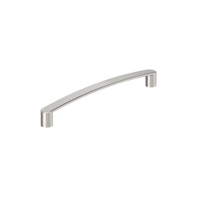 Rift 6-5/16 inch (160mm) Center-to-Center Satin Nickel Cabinet Pull - 10 Pack