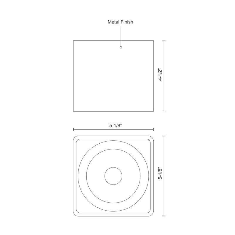 Falco 1 - Light LED Flush Mount, White
