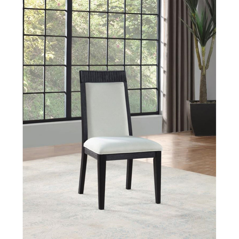 Chaise d'appoint rembourrée Akhtas (ensemble de 2)