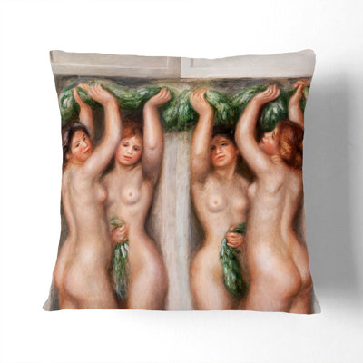 Caryatids Square Throw Cushion