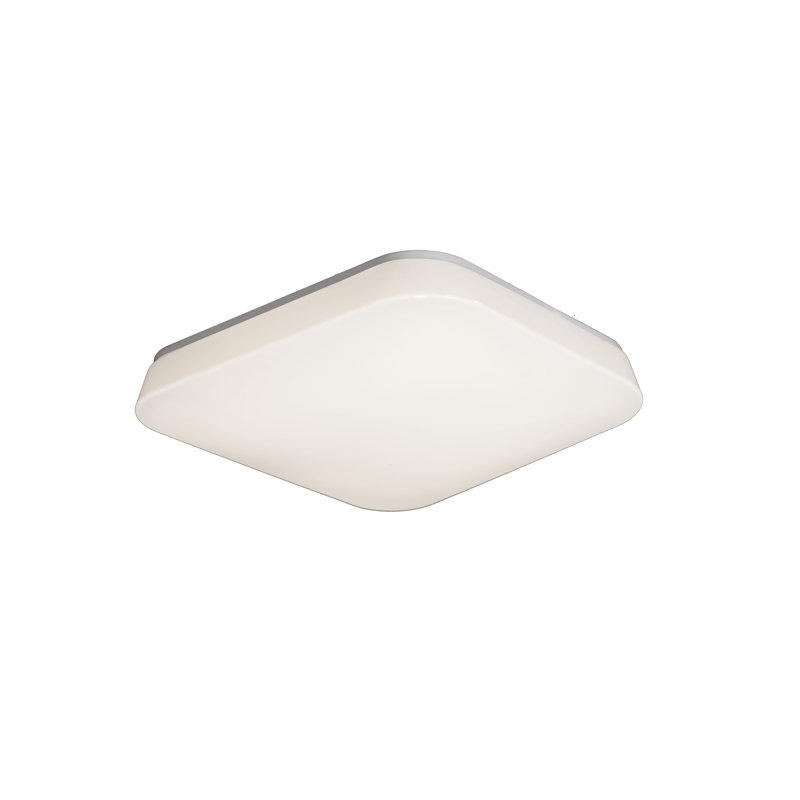 Cornelius Acrylic LED Flush Mount, 10cm H x 25cm W x 25cm D
