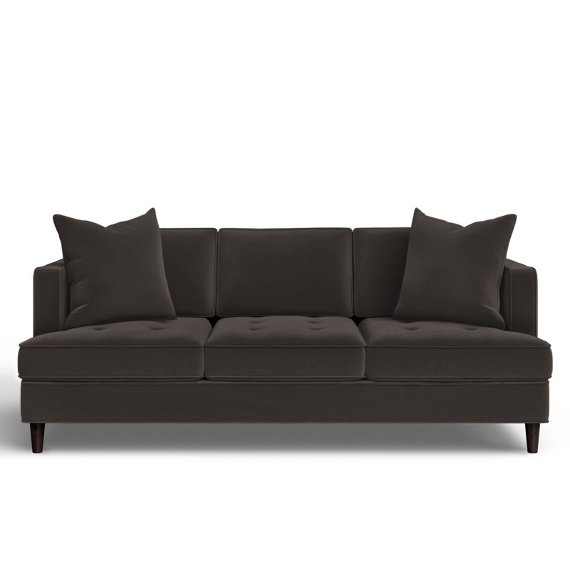 Upholstered 84'' Sofa, Gypsy Graphite Performance Microfiber