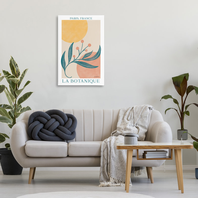 «French Botanical», affiche encadrée par Becky Thorns, H 36 po x l 24 po