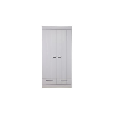 Connect 2 Door Wood Wardrobe