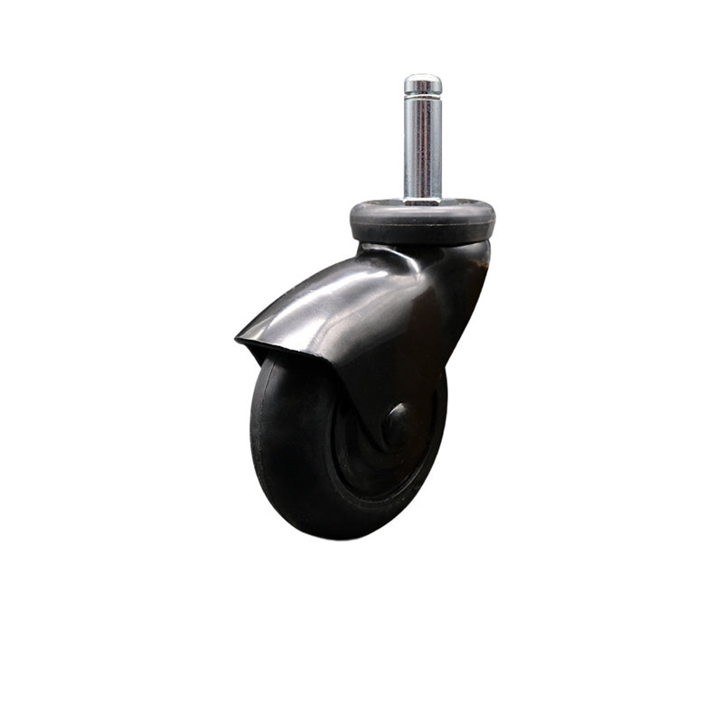 Rubber Caster, Black