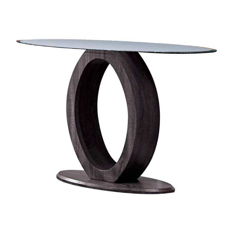 Weert 47'' Glass Top Console Table