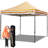 Commercial 10 Ft. W x 10 Ft. D Metal Pop-Up Canopy The Pop Up Canopies-126173136