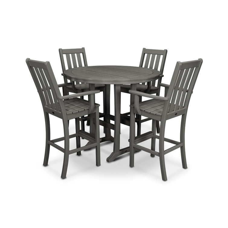 Azhanae  4 - Person 100" Long Bar Height Dining Set