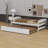 Platform Bed With Trundle-168386796