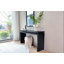 Console 60 po Farmhouse - Table d'entrée en bois rétro avec suspension à panneau double-1326926868