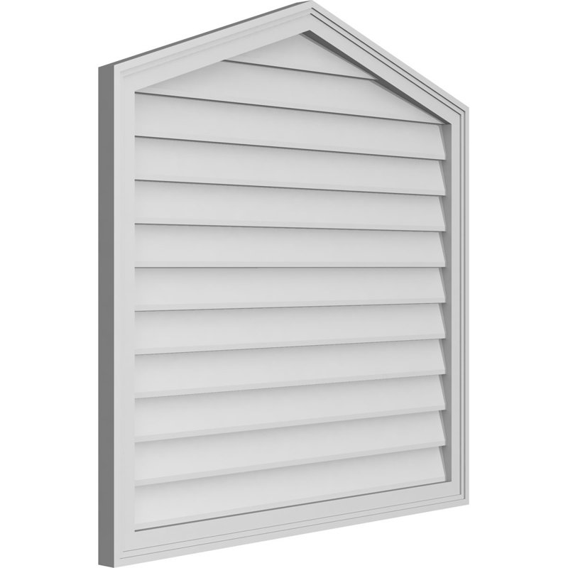 Ventilé à pignon non-fonctionnel Signature, H 38 po x l 38 po x P 1,5 po