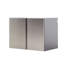 Armoire de rangement murale Osy, 2 tablettes, porte double, gris