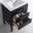 Stewie 24'' Single Bathroom Vanity with White Ceramic Top – Soft Close Drawers & Freestanding Design-649049626
