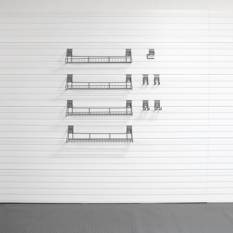 Steel Slatwall Accessory Kit 9 Piece Set