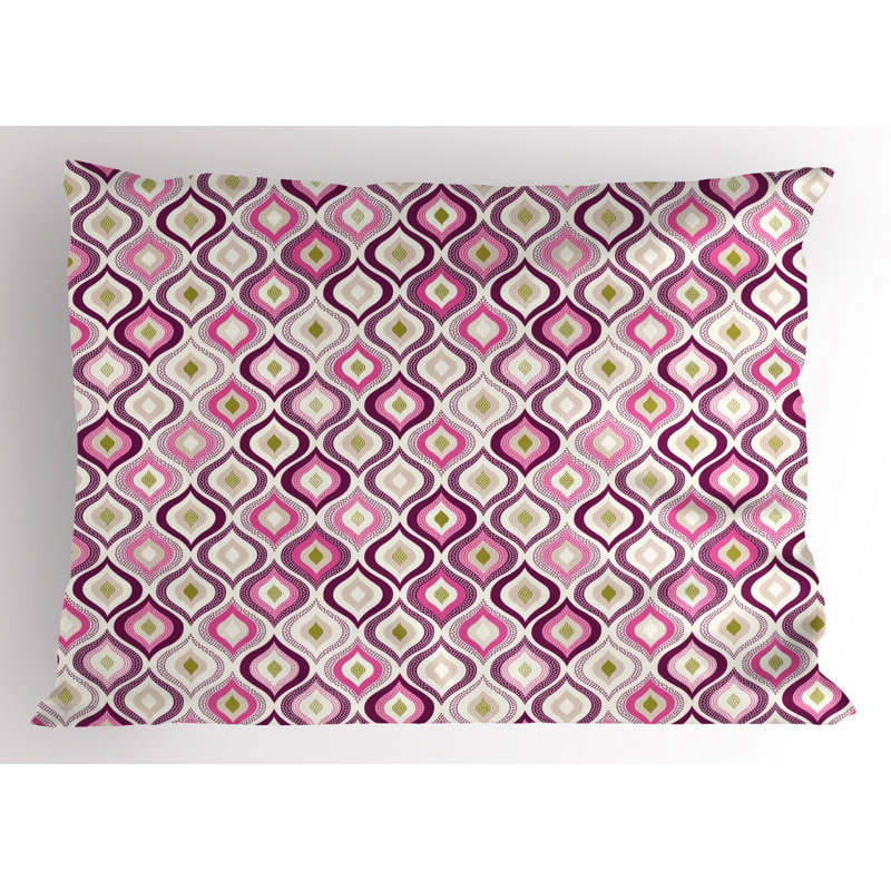 Polyester Geometric Sham Set, Twin