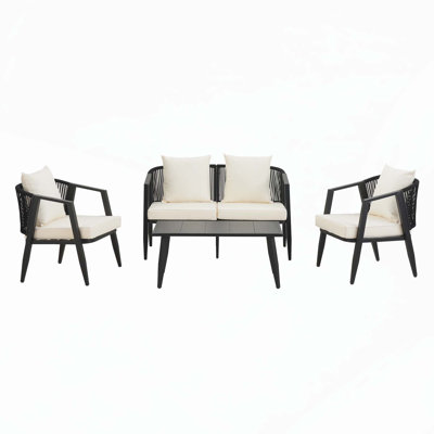 Durable and Comfortable Outdoor Seating Set for Various Outdoor Spaces