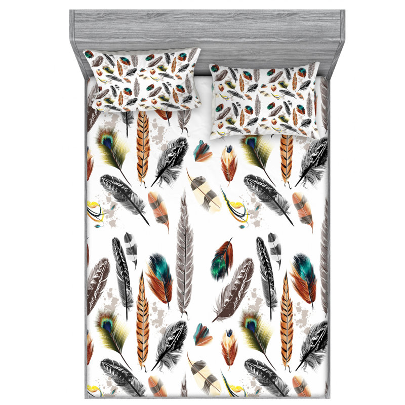 Microfiber Sheet Set, Full Sheet Set with Fitted Sheet