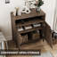 Armoire de rangement avec portes et tablettes - Buffet moderne avec rangement-684880866