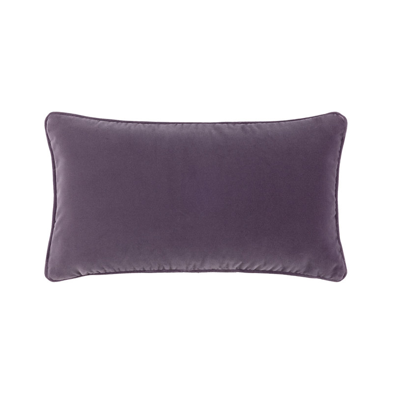 DIVAN Velvet Pillow Cover & Insert, Brown, Square 18"