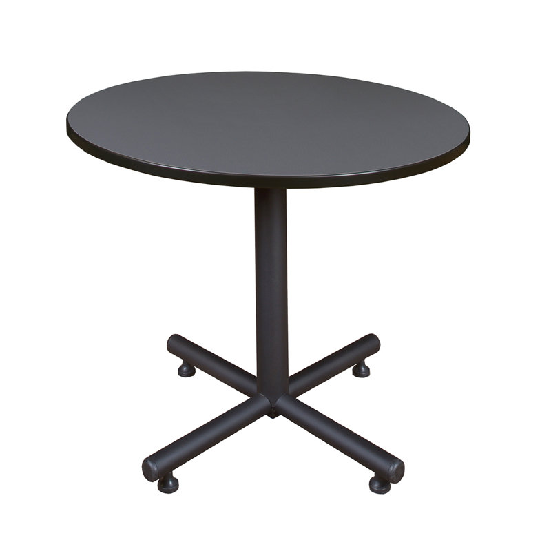 Table de salle de repos Nicklo, H 29 po x l 42 po x P 42 po, Stratifié gris