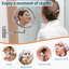 Miroir de maquillage mural 8 po avec miroir grossissant × 7