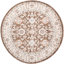 Tapis floral brun / ivoire Charlotte-193054881