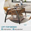 Buser Manufactured Wood Lift-Top Coffee Table with Steel Base-63210571