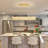 Glam Rectangular Dimmable Led Crystal Chandelier-1347096969