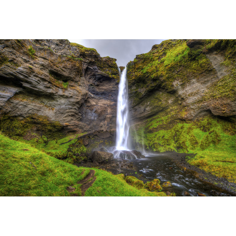 Kvernufoss by Pedre, 8" H x 12" W