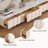 118” Modern TV Stands with 5 Drawers, Glossy Sintered Stone Table Top, White,Not Assembled Need