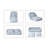 Triple Fold Down Sofa Bed-530179214