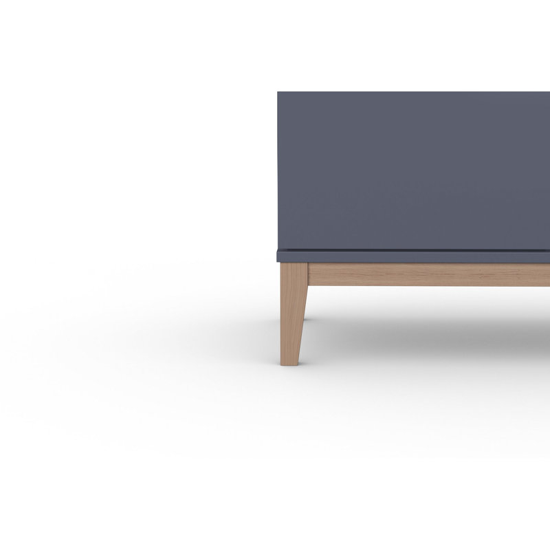 Pelle Rectangle Accent Cabinet, Grey