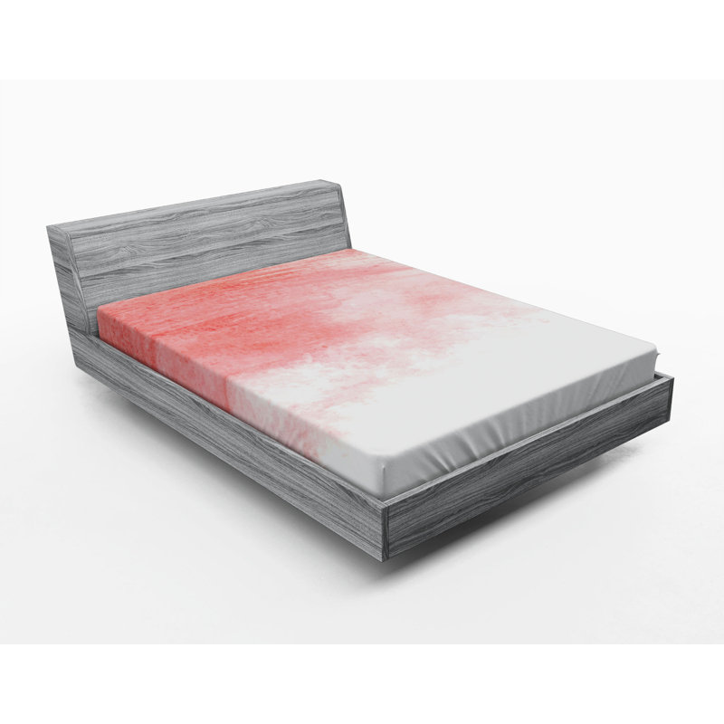 Microfiber Abstract Fitted Sheet, Full Fitted Sheet