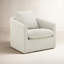 Fauteuil d'appoint pivotant rembourré Menta-116094295