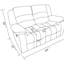 Causeuse en microfibre Global United-2087573584