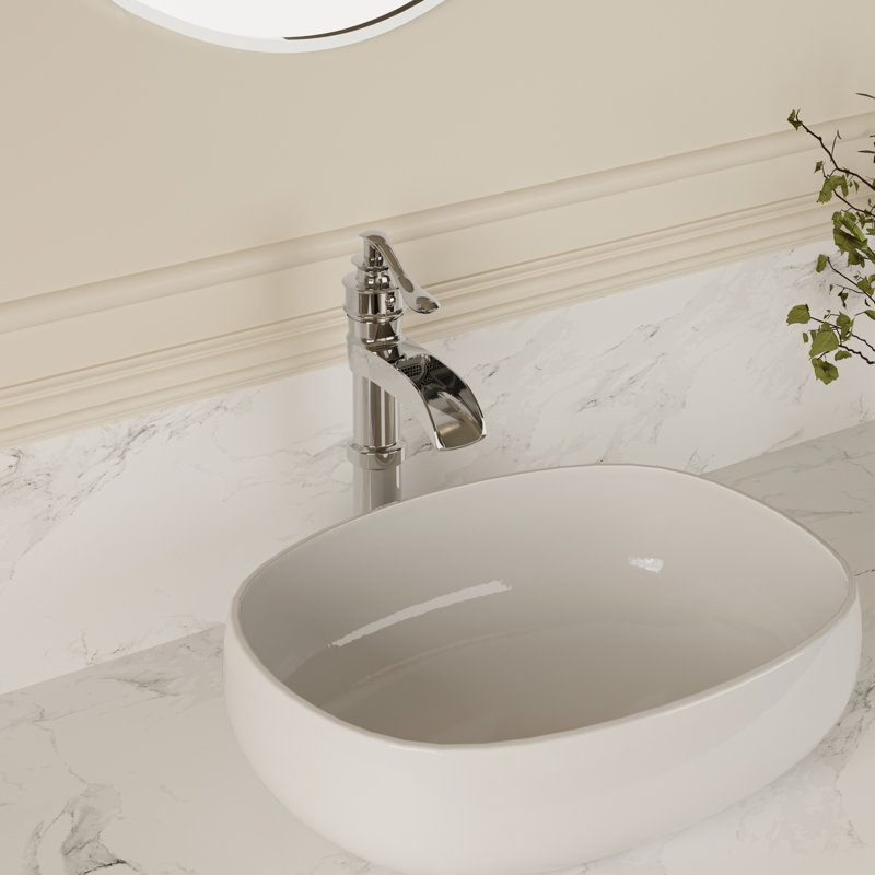 Deluge Waterfall Vessel Polished Chrome Single Hole, Single Handle With Drain Assembly