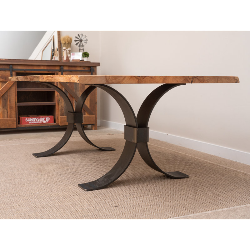 85" Live Edge Maple Dining Table