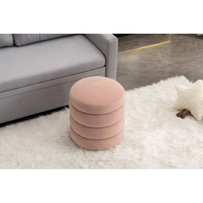 Tabouret de maquillage en velours