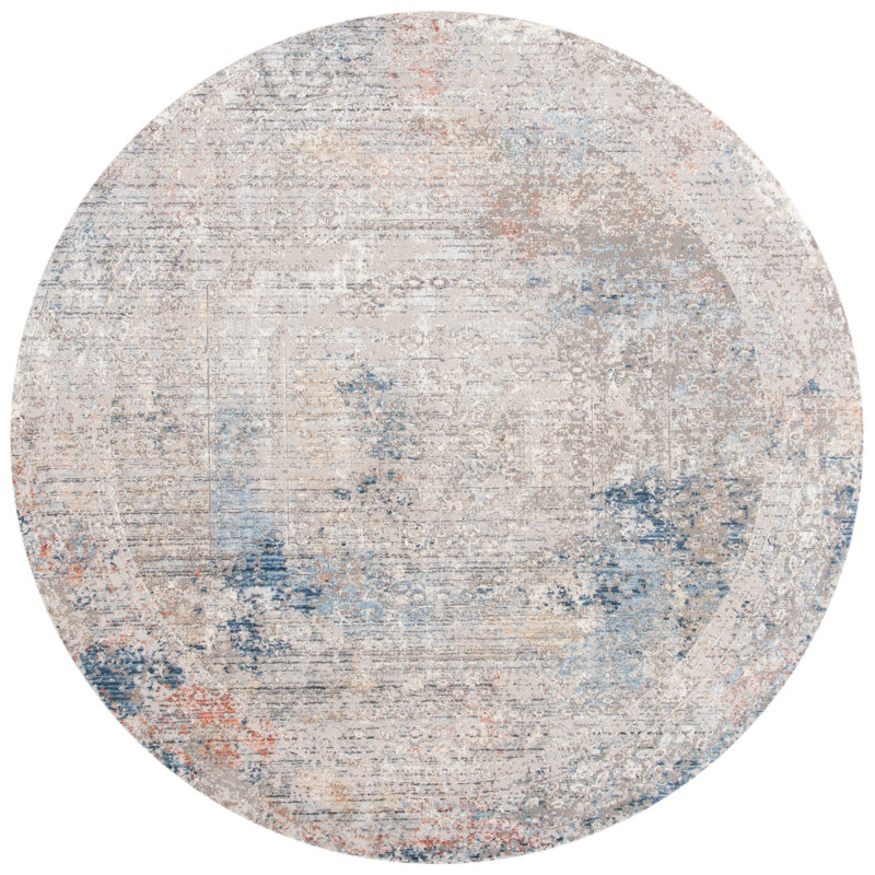 Adal Performance Oriental Rug, Round 6'7"