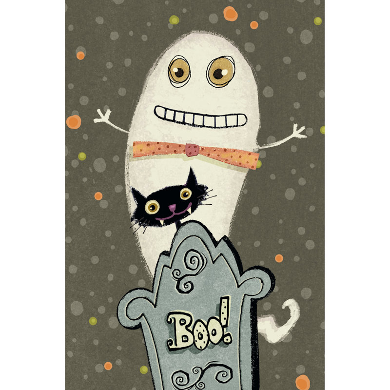 Happy Haunting I by Viv Eisner - Wrapped Canvas Print,  122cm H  x  81cm W  