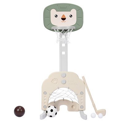 Topbuy Patiojoy Toddler Basketball Hoop with Basketball(s) Included
